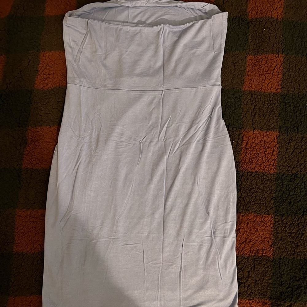 Strapless bodycon dress